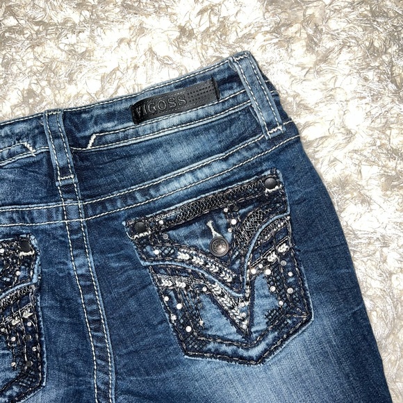 Women’s Vigoss Heritage Fit stitched denim capri size 4 length 21 - Picture 10 of 12